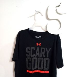 UNDER ARMOUR T-SHIRT (SCARY GOOD) SIZE YLG